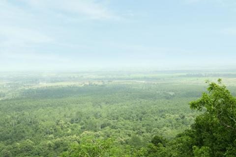 Scenic beauty from the top of Canary Hill, Hazaribagh, Jharkhand